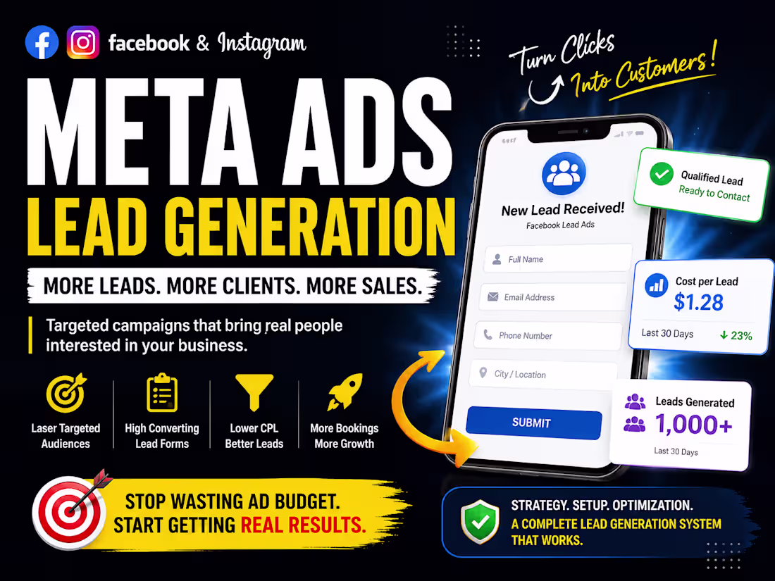 Cover image for Meta Ads Lead Generation for Local Businesses