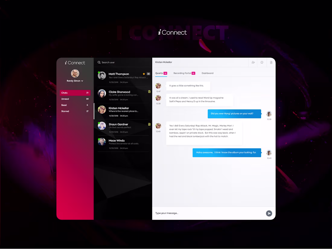 Cover image for iconnect chat App