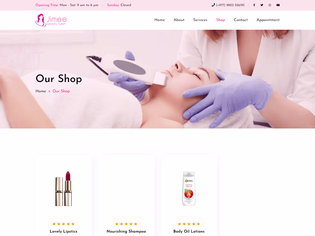 Cover image for Salon web app  with admin panel in laravel  payment option