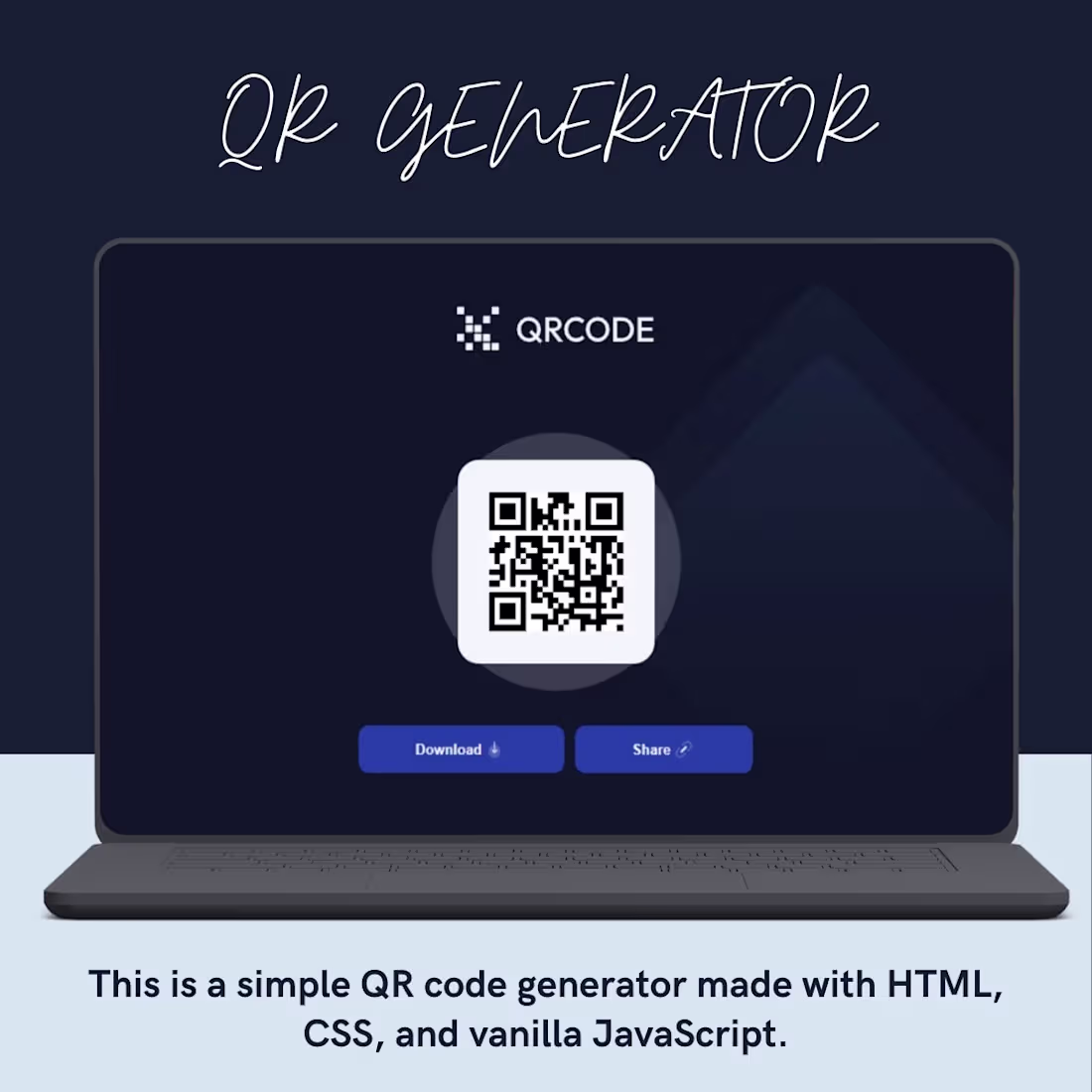 Cover image for QR Code Generator
A simple QR