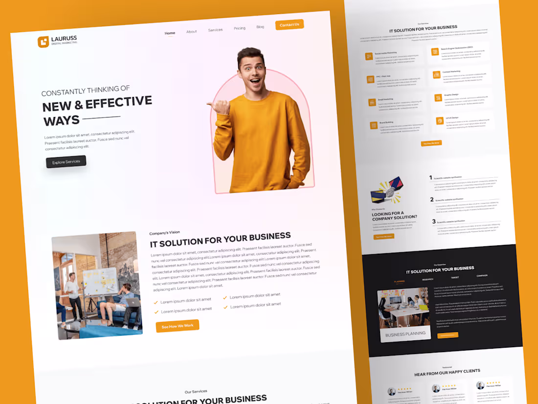 Cover image for Digital Marketing Website
