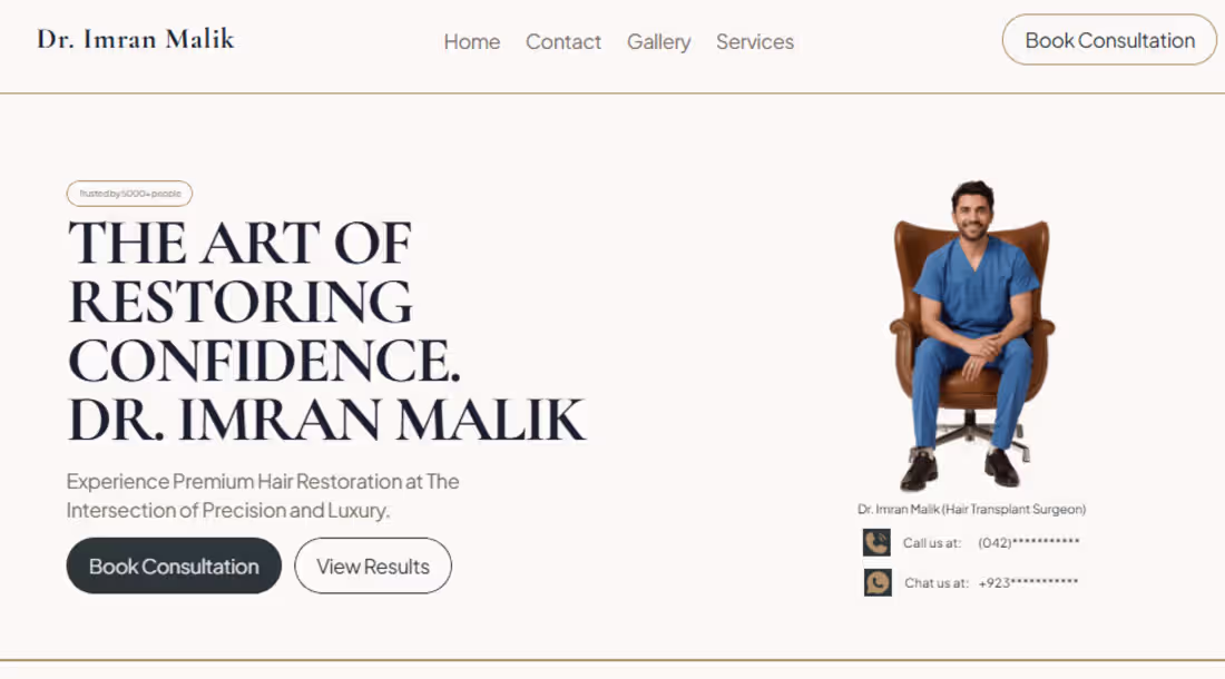 Cover image for A self-initiated concept website designed