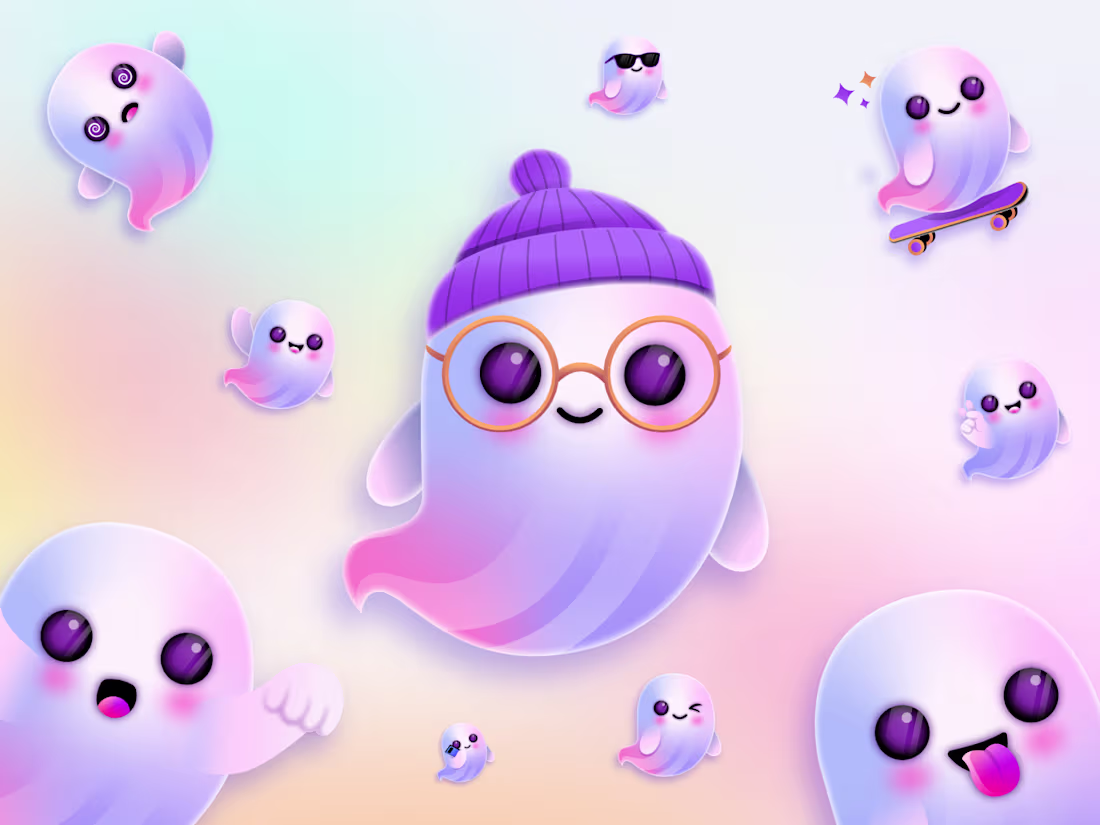 Cover image for Glooby Ghost Mascot
