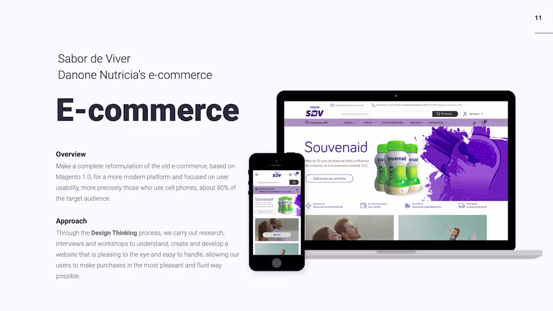 Cover image for Danone Nutricia's e-commerce