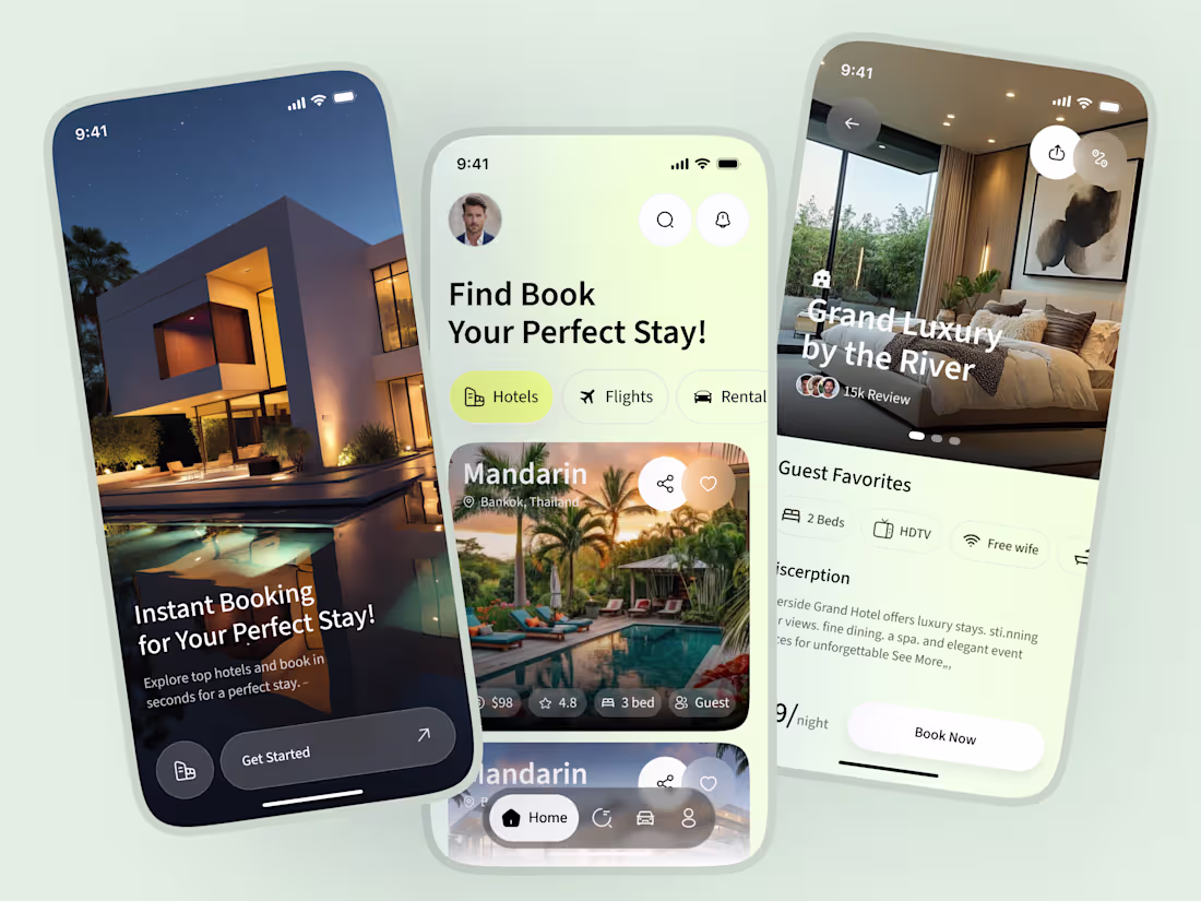 Cover image for High-End Hotel Booking Experience App