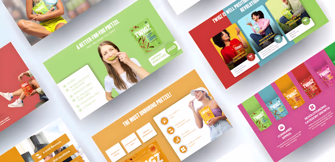 Cover image for TWIGZ Craft Pretzels Pitch Deck Design