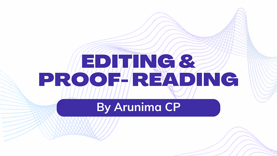 Cover image for Academic Editing and Proofreading 