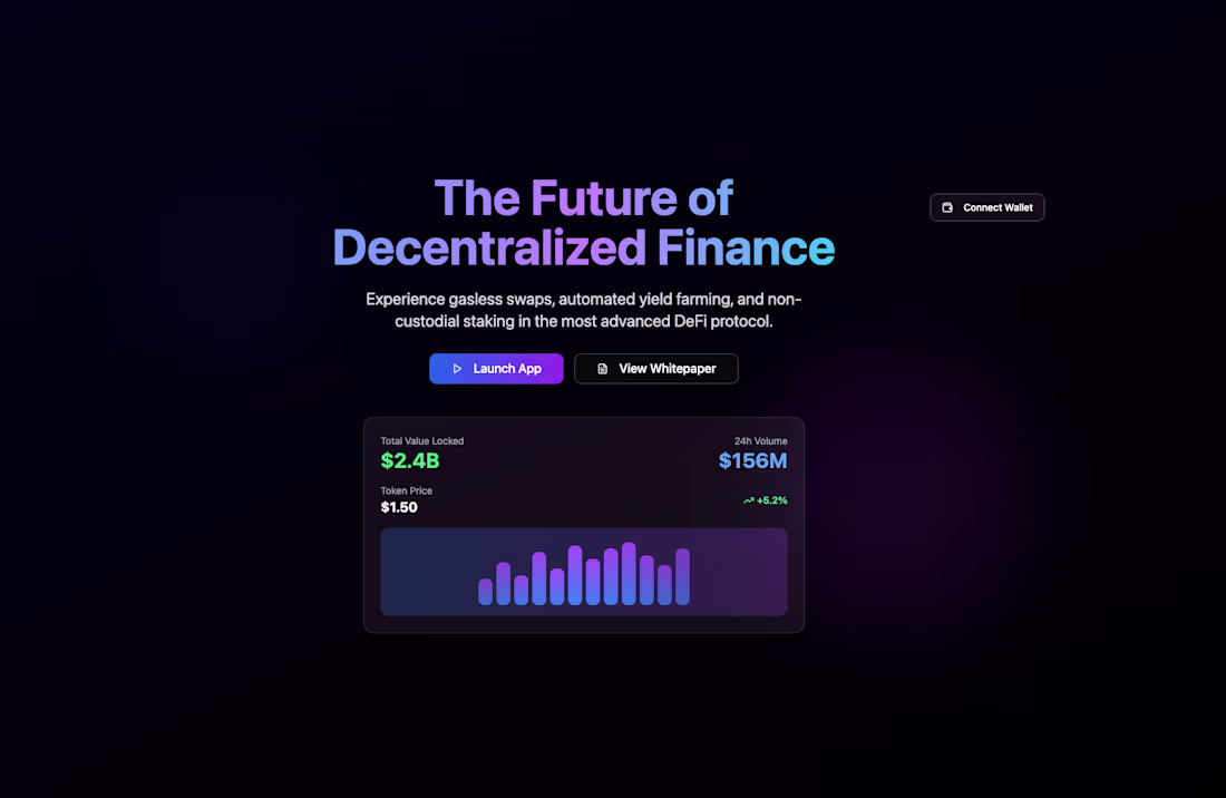 Cover image for Genesis — DeFi Analytics Dashboard