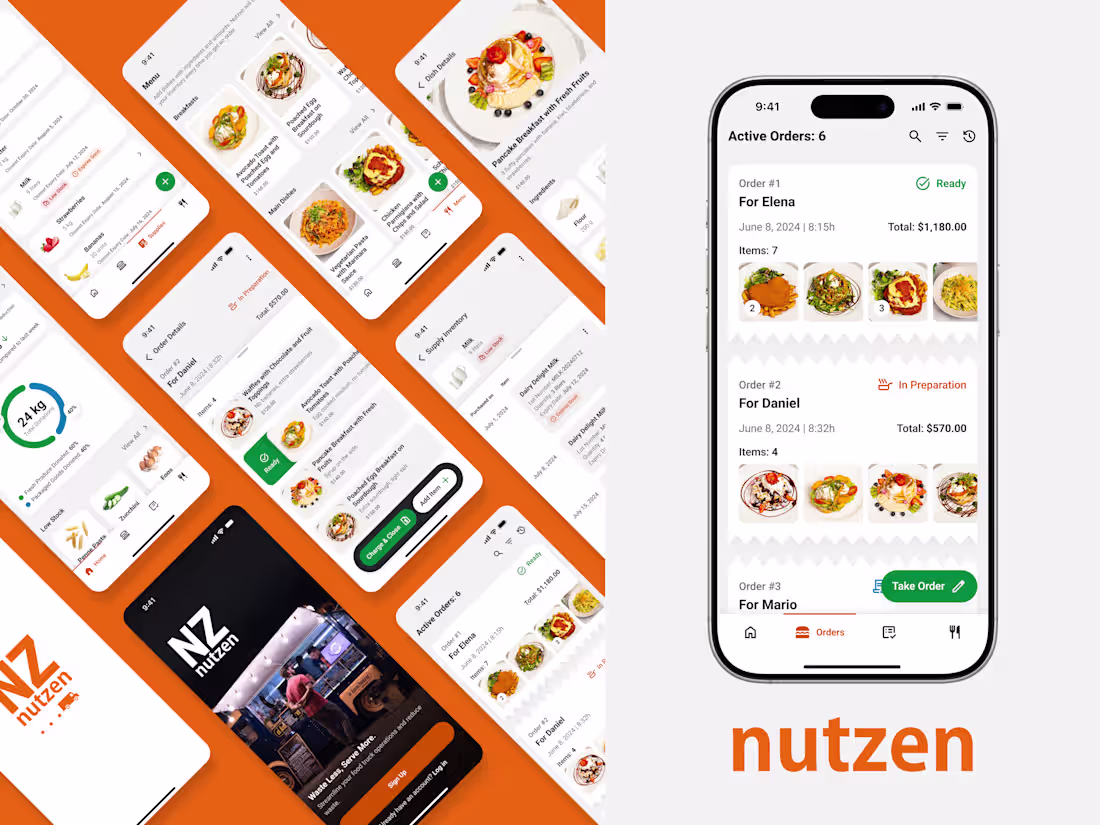 Cover image for Nutzen — Food Management App Concept