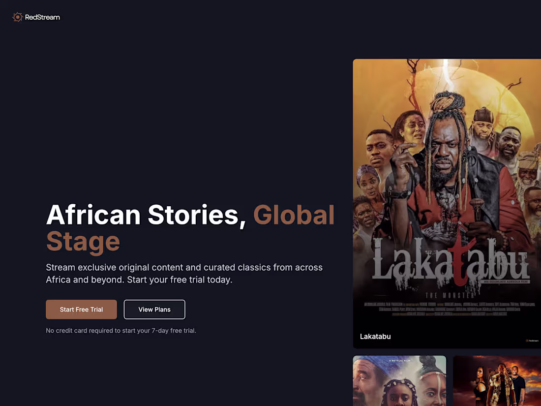 Cover image for REDSTREAM - African Stories, Global Stage