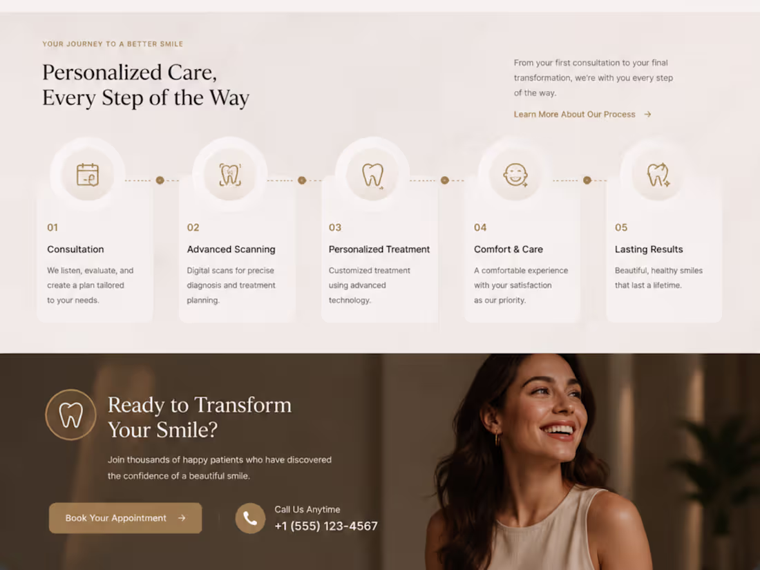 Cover image for Website design for Luxe Dental