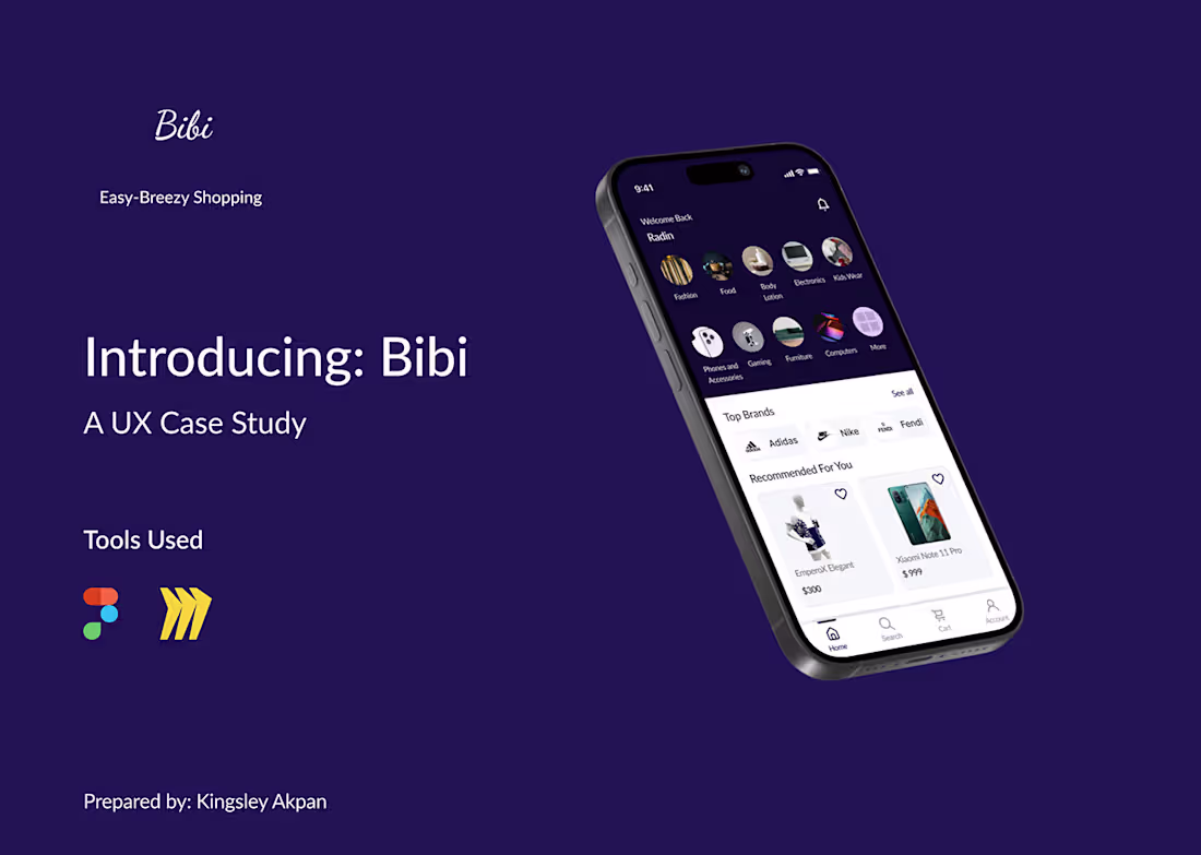 Cover image for Bibi-Easy Breezy Shopping :: Behance