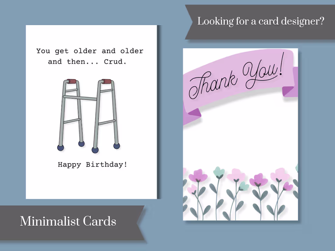Cover image for Custom Minimalist Greeting Cards: Elegant Designs for Any Oc...