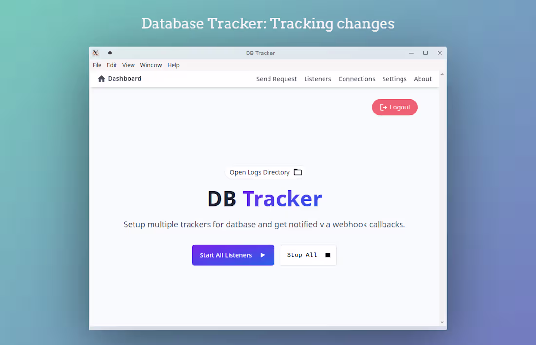 Cover image for Desktop app for tracking changes