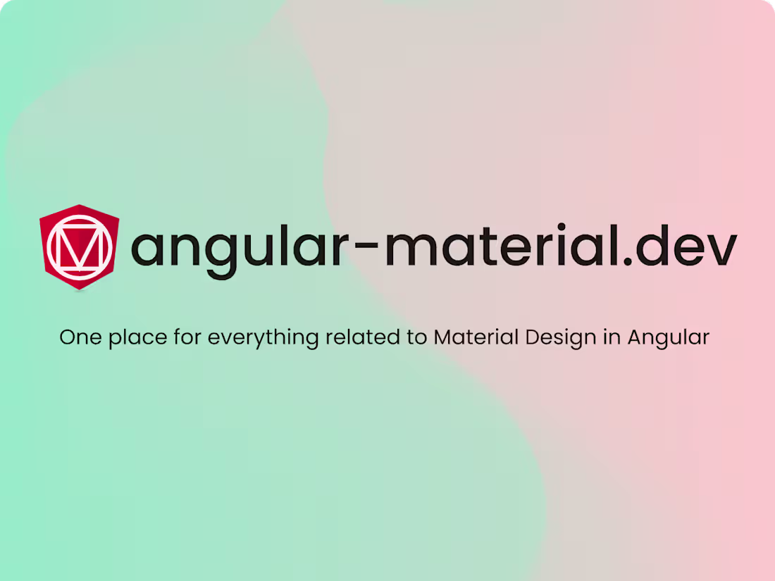 Cover image for Angular Material Dev Learning Platform