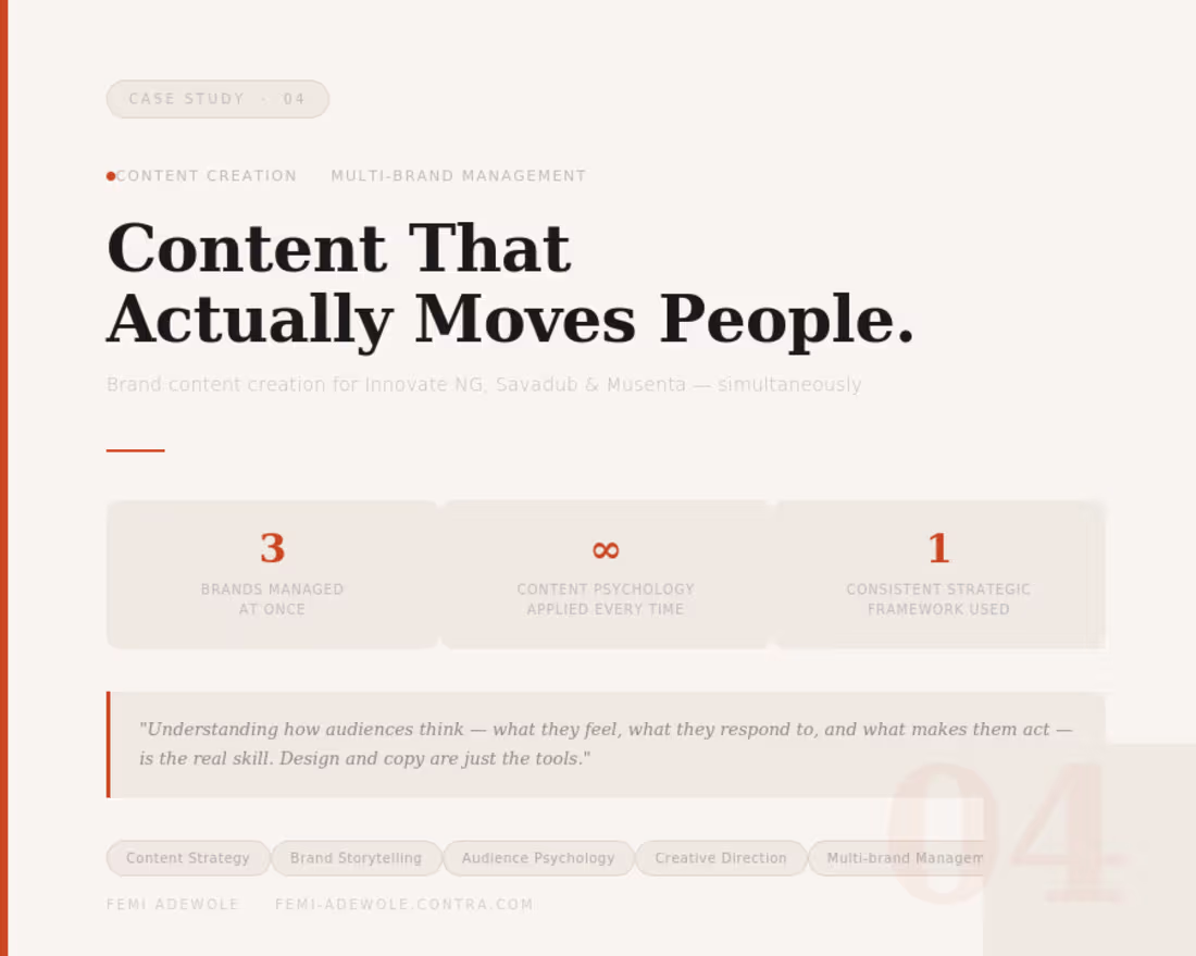 Cover image for Content That Moves People
The Challenge Managing