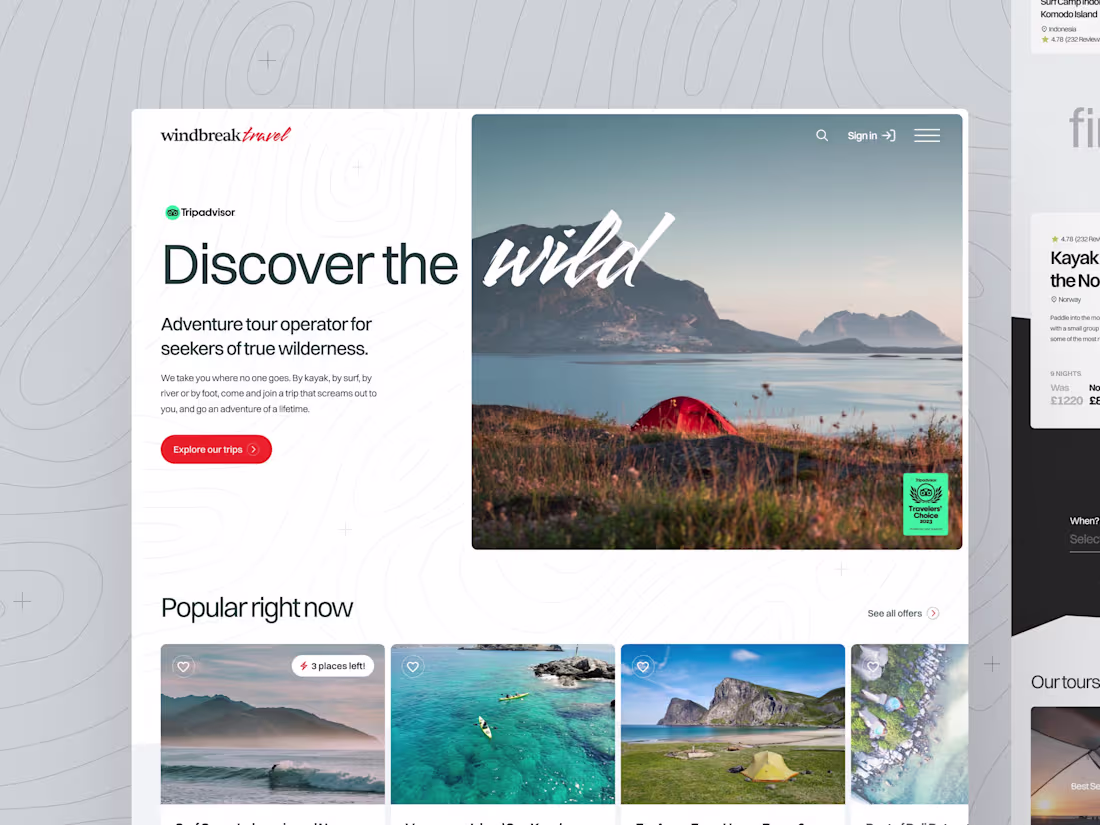 Cover image for Windbreak Travel
