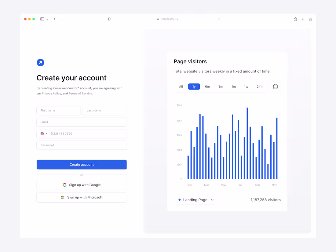 Cover image for Create Your Account
