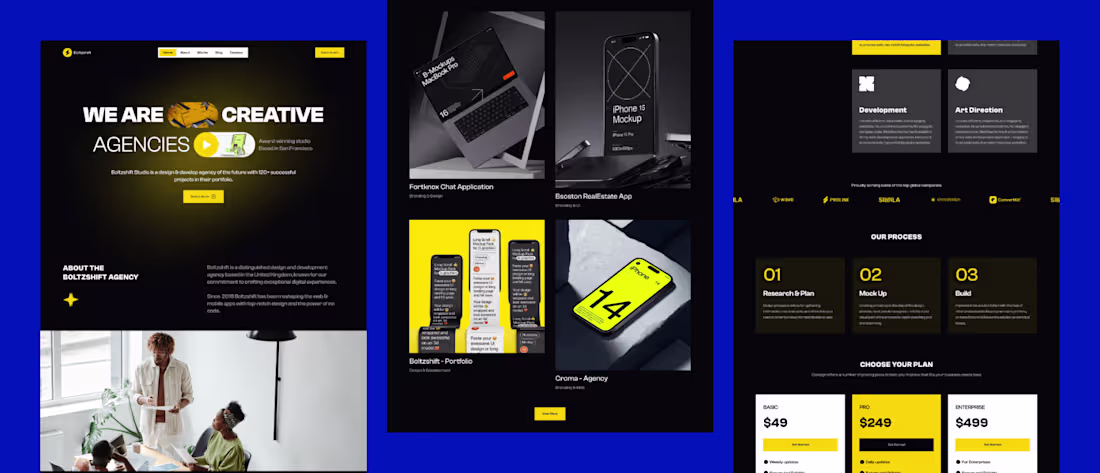 Cover image for Boltzshifts | Clientfirst Webflow development