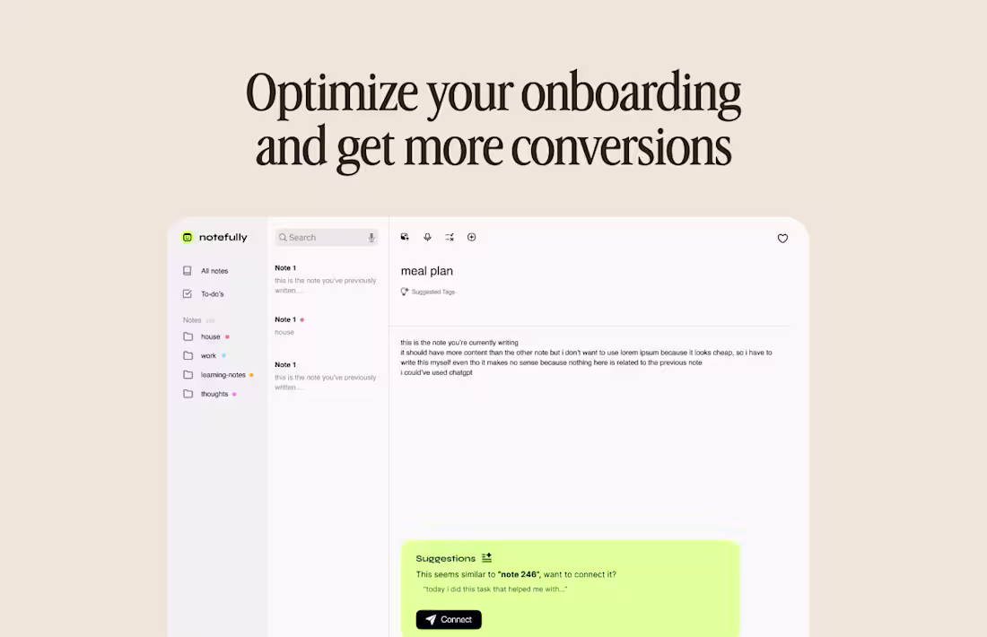 Cover image for Optimizing Notefully's Conversion Strategy ✨