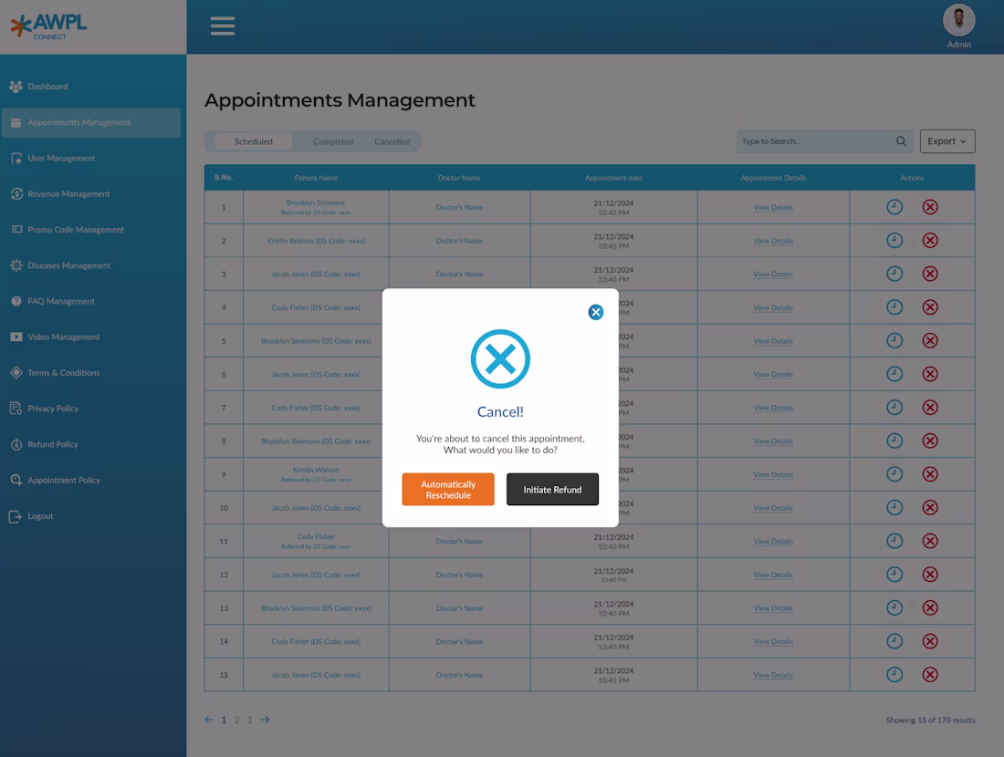 Cover image for Healthcare Appointment Management & Operations