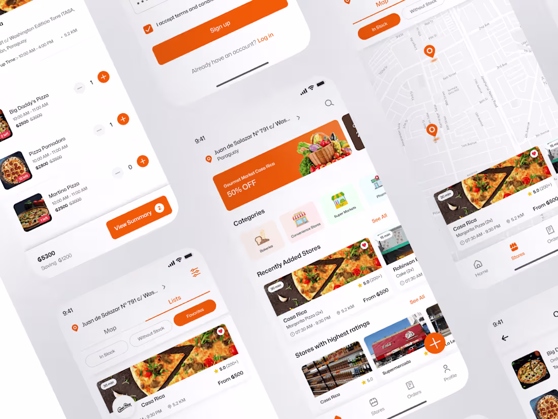 Cover image for Food Delivery App UI/UX Design