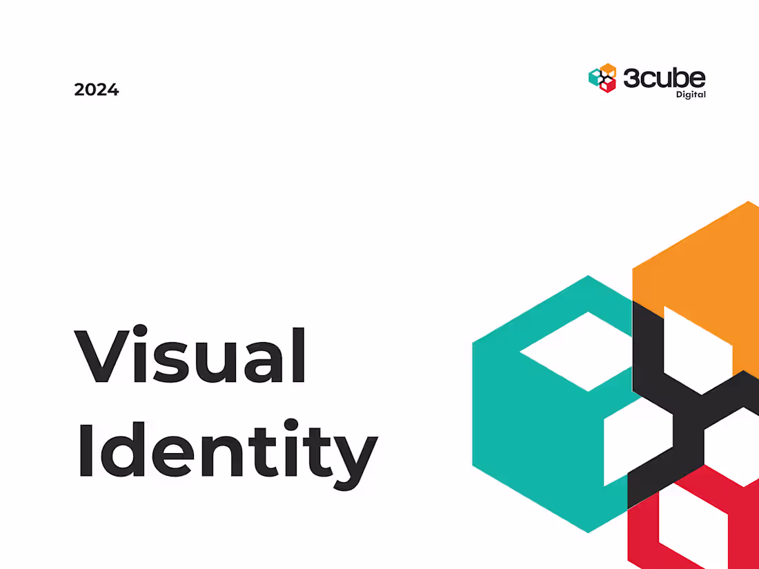 Cover image for Modern Brand Identity & Logo System | 3cube Digital