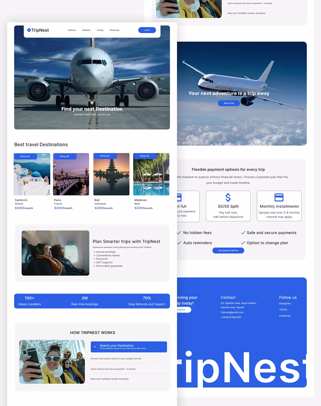 Cover image for Built a React version of an airline website I came across on...