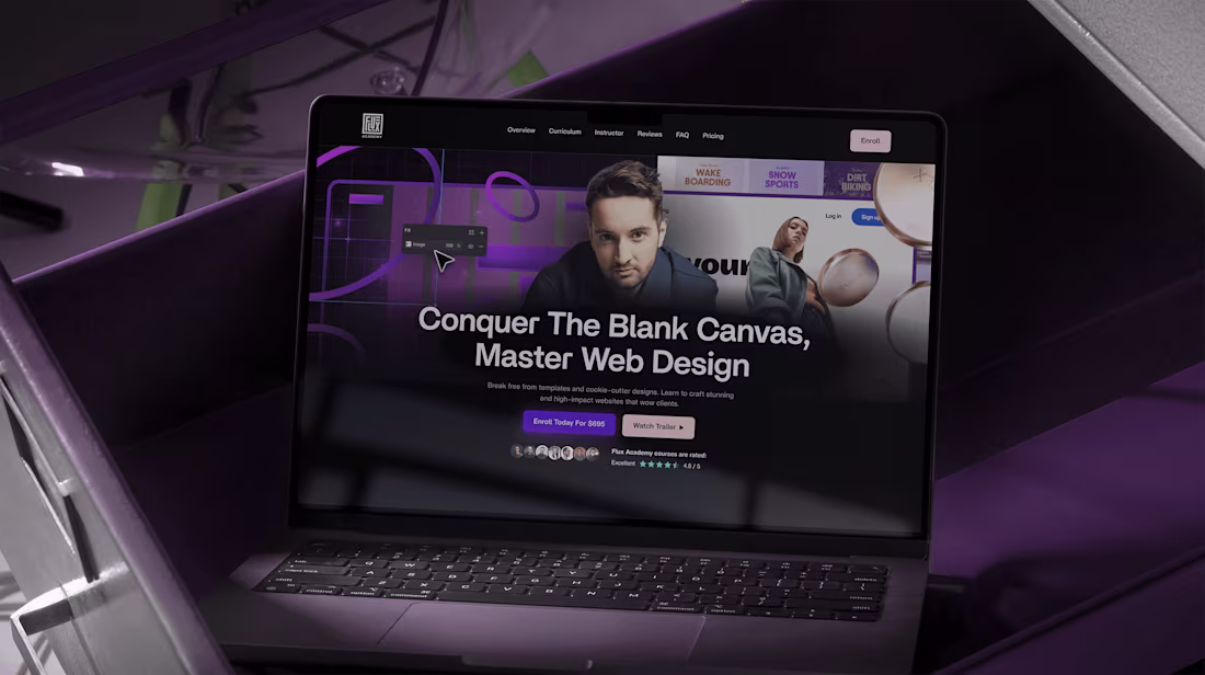 Cover image for Stunning launch visuals for Flux Academy
