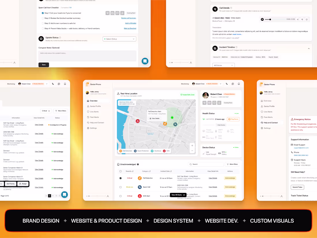 Cover image for AI-Powered Phone & Caregiver Dashboard for Safer Senior Living