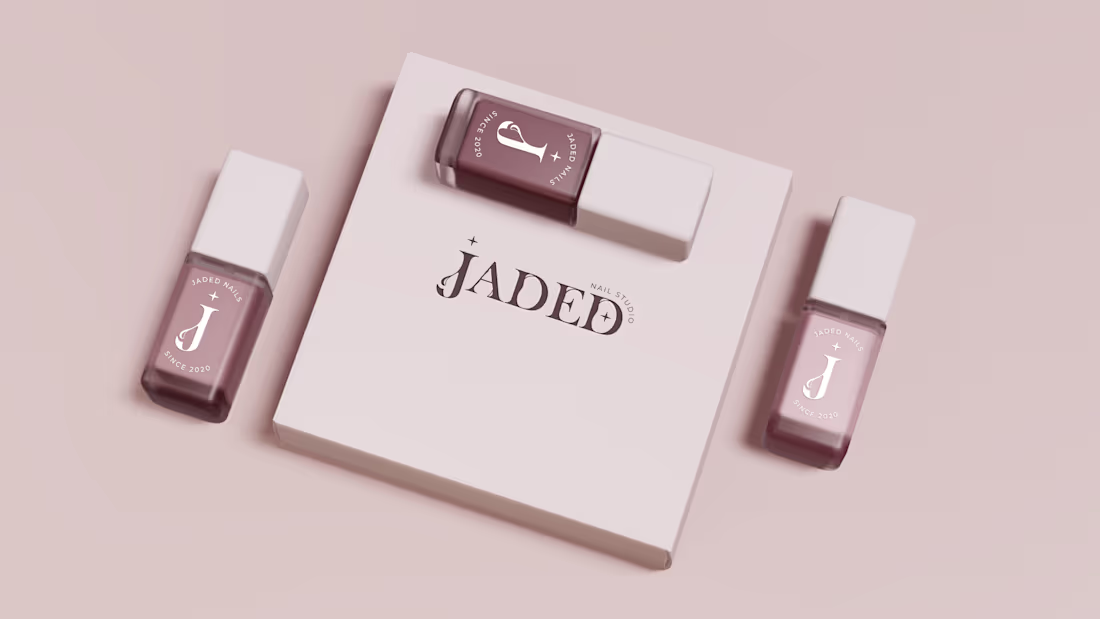Cover image for Jaded - Nail Art Branding.