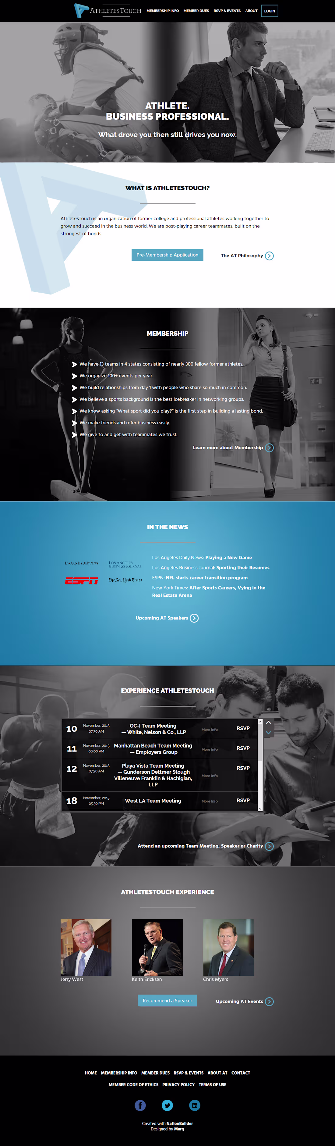 Cover image for NationBuilder site built for a