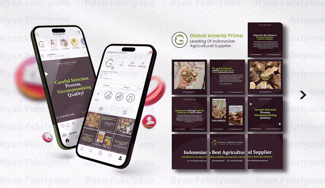 Cover image for Instagram Design Global Amerta Prima
