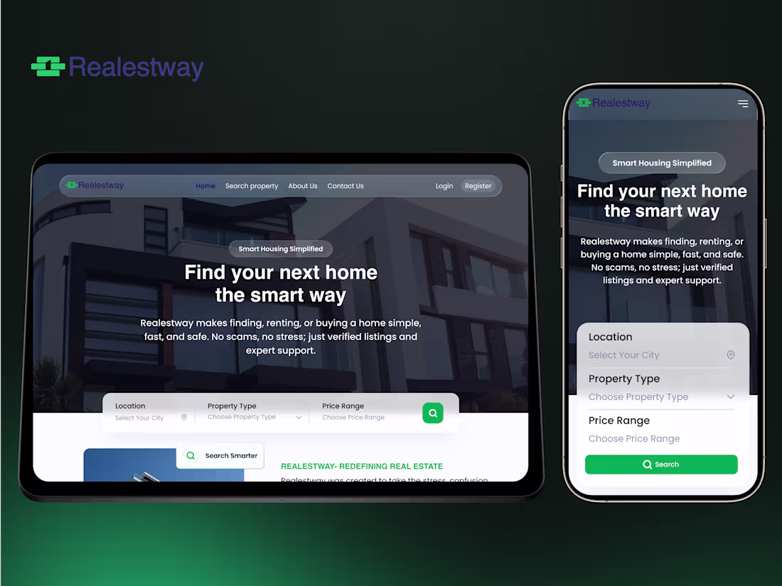 Cover image for RealestWay Platform Redesign