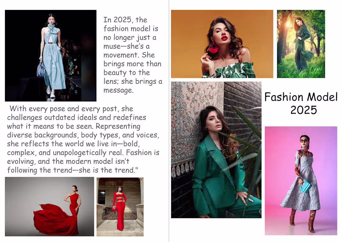 Cover image for Fashion Model Megazine