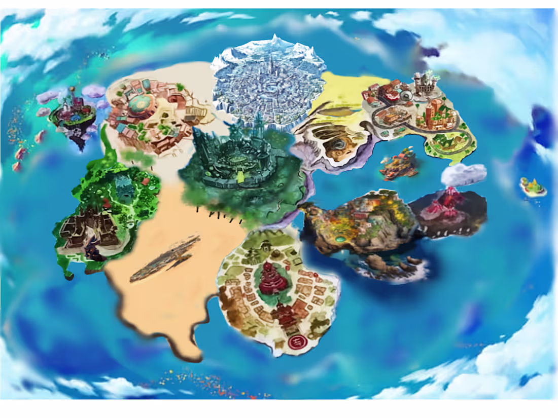 Cover image for Pokemon map 
