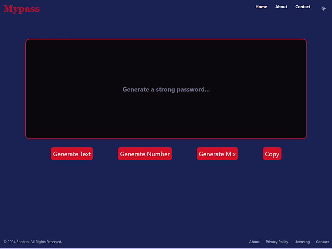 Cover image for Secure Password Generator