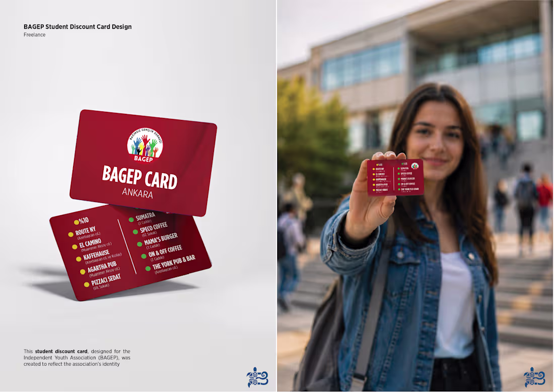 Cover image for Student Discount Card Design