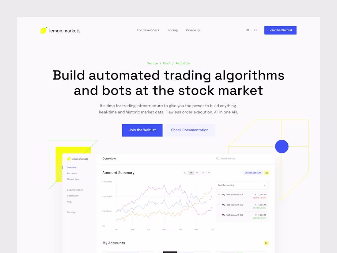 Cover image for lemon.markets [website / product]