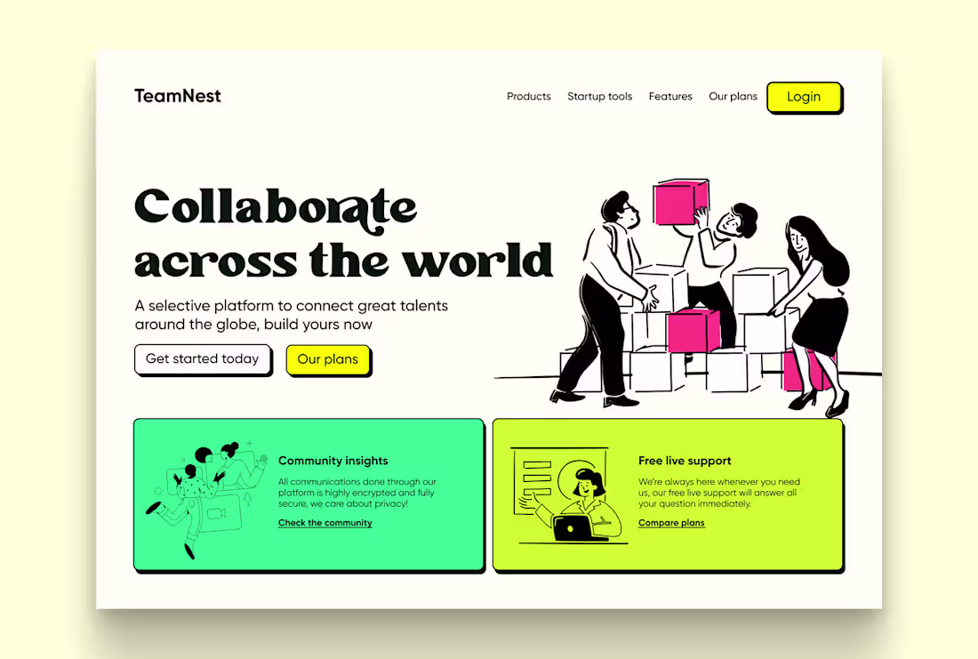 Cover image for Neubrutalism Web UI :: Behance
