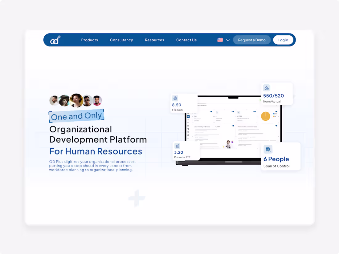 Cover image for ODPlus.app Website + Framer Development