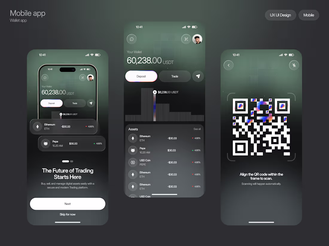 Cover image for UX UI Mobile app Design