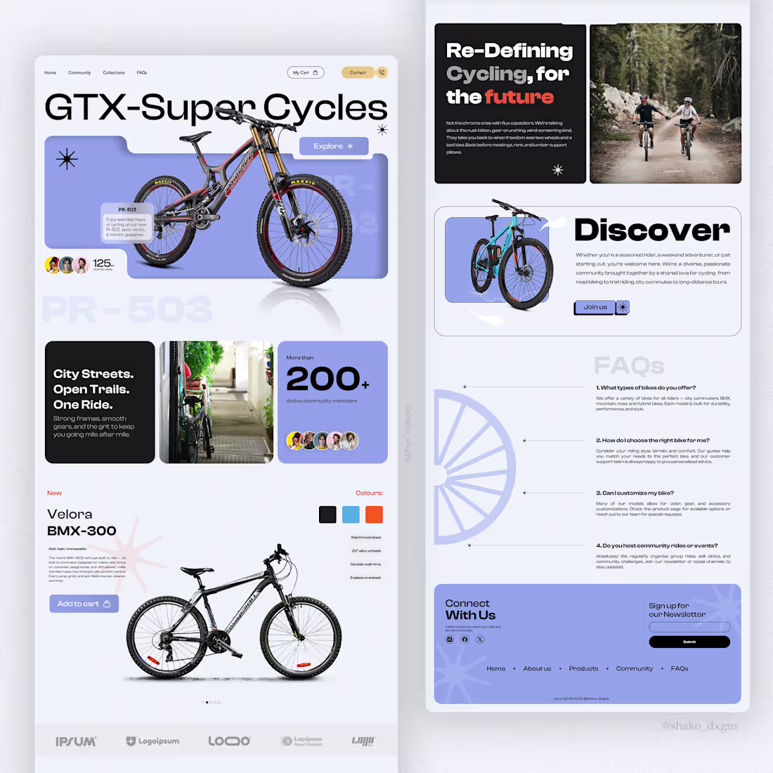 Cover image for Cycle web landing page