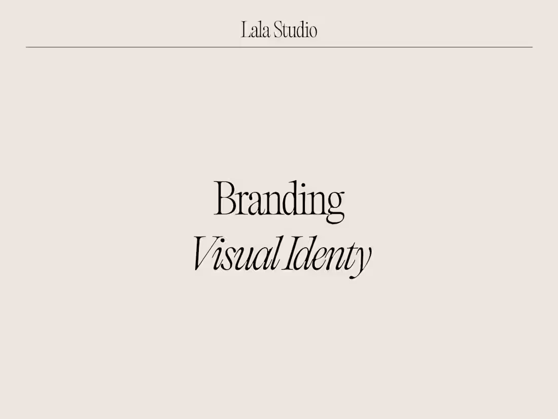 Cover image for Branding visual identity