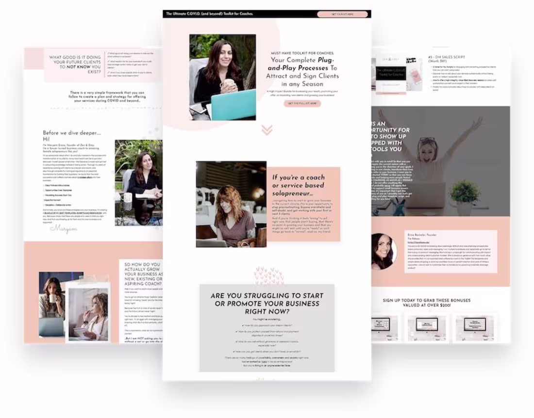 Cover image for Kajabi Sales Page Design for
