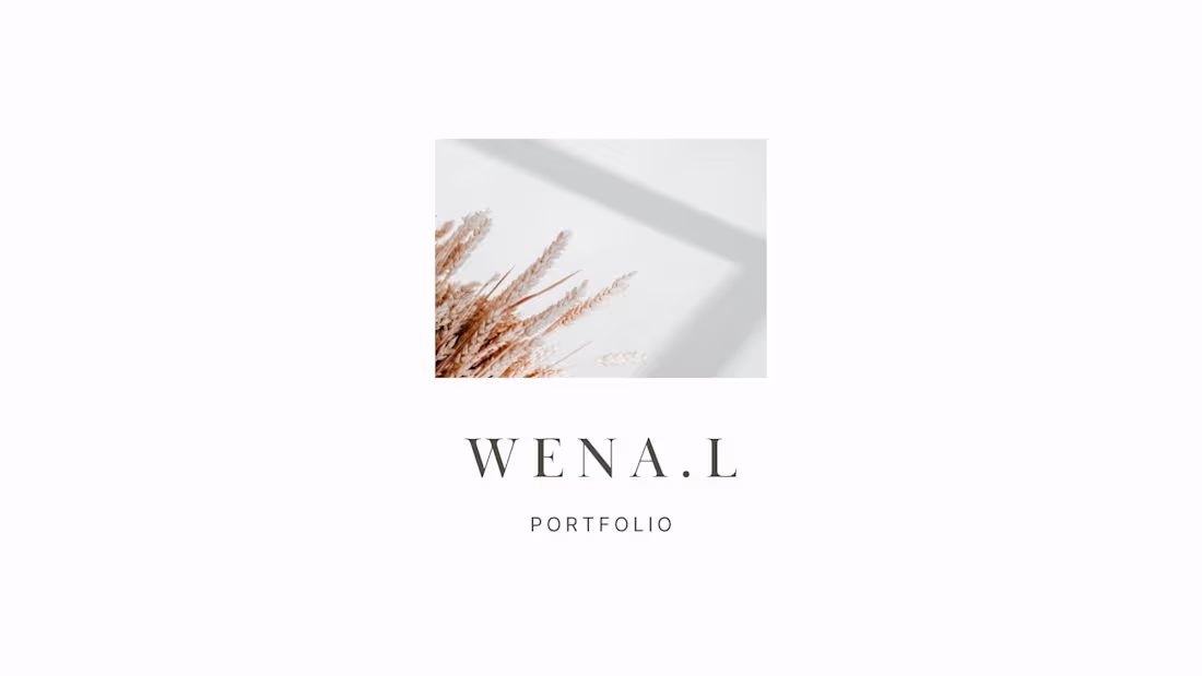 Cover image for Wena's Portfolio