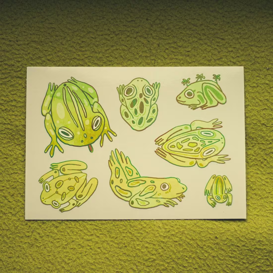 Cover image for 🐸 Magical Frogs Sticker Pack A cozy collection of hand-draw...
