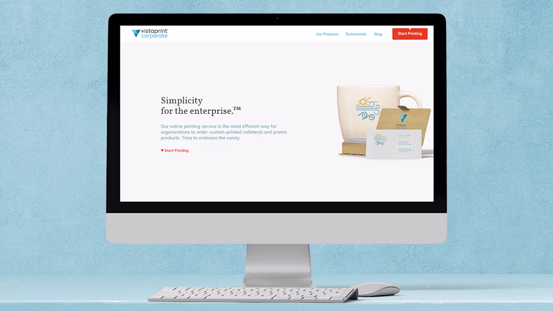 Cover image for VistaPrint Corporate: Beyond the Business Card
