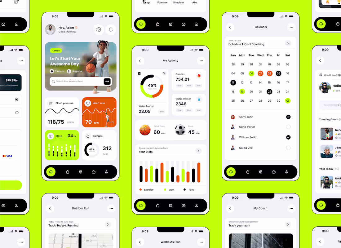 Cover image for Fitness & Sports Application Design