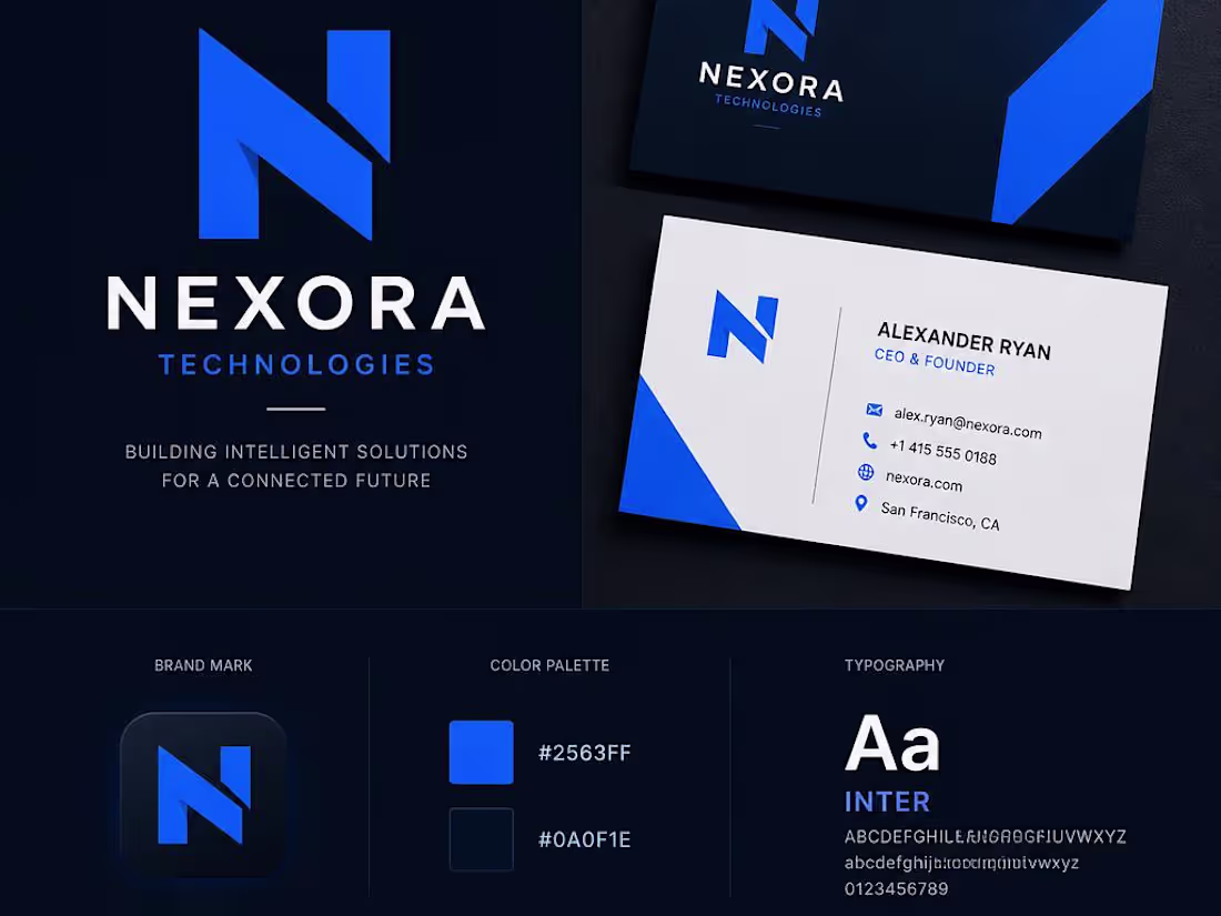 Cover image for Nexus — Tech Startup Brand
